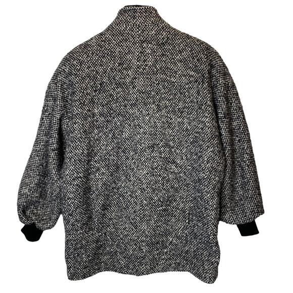 Donnybrook Vintage Wool Blend Tweed Coat with Dolman Sleeves size 14 - Picture 4 of 6